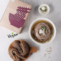 빈트 비건 순수곡물면 메밀면 300g 1ea+신제품 100% 순수 콩면(중면) 40g, 메밀면300g+콩면(중면)40g 1개
