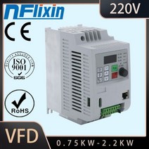 주파수 변환기 50hz to 60hz 헤르츠 가변 50Hz/60Hz 모터 인버터 Wk310 VFD 1.5kw/2.2kw 단상 220v 입력 3 상 220 출력, keyboard cable, 1개, CHINA