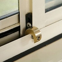 추락방지 방충망고정 창문락 잠금장치 윈도우도어락, 슬라이락대형방충망용, 1개