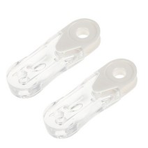 커튼 핸들 액세서리 롤러 블라인드 수리 부품. 플라스틱 안전 창 투명 어닝 2 개