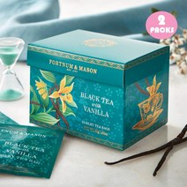 FORTNUM & MASON 포트넘앤메이슨 홍차 위드 바닐라 15실키티백 30g 2팩