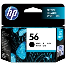 HP 정품잉크 HP56, 검정, 1개
