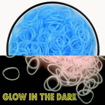 공예 키트 diy 600 개 베틀 고무 밴드 팔찌 무지개 짠 DIY 장난감 크리스마스 선물 예술, glow color 600 pcs 5