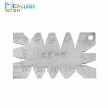 가공 나사 스크류 커팅 게이지 스테인레스 스틸 앵글 아크 모델 각도 측정 도구, WHITE_One Size, 01 WHITE, 상세 설명 참조0