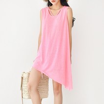 드레스날다 네온 바캉스 언발란스 나시원피스(ops996)