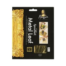 공예몰 스피드볼 모나리자 Metal Leaf 13.97x13.97cm 25장 공예용 미술용 금박지 은박지 동박지, Gold