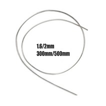 닛블용접봉 강철 구리 알루미늄 납땜 공구 플럭스 코어 와이어 장비 재료 금속 가공, 02 1.6mm 500mm