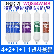 LG WQS44WJ4R 1년세트 정수기필터호환 실속형, 상세설명 참조, 2등급 고급형