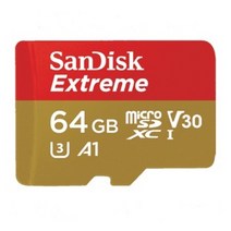 샌디스크 파인디지털 파인뷰 LX1000 호환 메모리카드64GB Extreme, 64GB