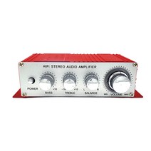 velton VT-A10 미니앰프 소형앰프 차량앰프 카페 매장용 (앰프 +아답터 포함 구성), VT-10, 레드