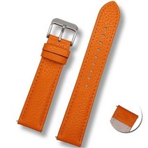 오렌지색 인조 가죽 밴드 손목 시계줄 교체 수리 스트랩 손목 기념일 시계공용 watch 파리 데이 캐주얼 포인트 데일리 생일 선물 여성시계 여자시계 패션시계 뽀띠나