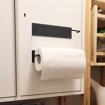 [미플래닛] 1+1 자석형 키친타올 행주걸이, 블랙, 블랙