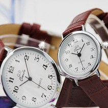 가죽시계 남성 QB-177