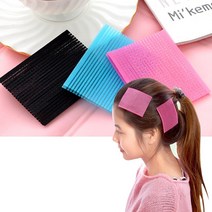 SOCEAN 자국없이 부치는 머리 고정핀-넙적 사각 헤어 픽스 찍찍이삔 메이크업 도우미 세수 앞머리 밸크로 김모양 세안 헤어밴드 화장 머리띠 실핀대용