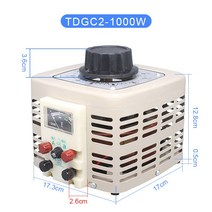 슬라이닥스 전압 변환기 조정기 220v 고출력 도란스, 1000W, 디지털 디스플레이 미터 0-300V 조정 가능, 1000W