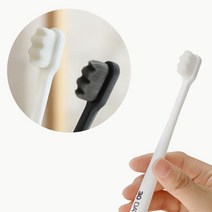 작은헤드 부드러운모 미세모 극세모 칫솔 치아교정 어금니 사랑니, 블랙 10개