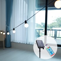 루프탑 태양열 THE 큰 앵두 전구 10M 20구, 태양열 the 큰 앵두전구 화이트캡 10M 20구