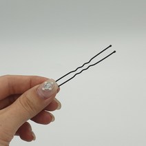 MARKET.MR_ 어피 올림머리 고정핀 유핀 6cm U자핀 유핀 u자핀 U핀 실핀