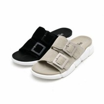 기타 여성 스웨이드 투버클 폭신 슬리퍼