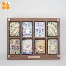 보관함 수집 선물 방진 상자 커버 케이스, 더블 8위 호두나무커버머신 (주로 에나멜컬러 적용)