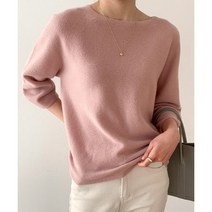 [더블유피비지] [품절임박] 홀가먼트 캐시미어 라운드 니트_PCWAAC16M