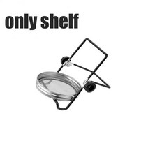 콩나물시루 새싹재배기씨앗 발아 커버 스테인레스 스틸 메쉬 스크린 스트레이너 필터 메이슨 통조림 항아, 04 black shelf 70mm