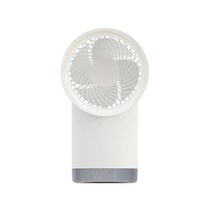 Rofani 데스크톱 워터 미스트 팬 애트머스피어 라이트 USB 일반형 선풍기, White, 365