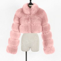 여성 트렌치 숏 케이프 핸드 메이드 하프 코트 톰보이 떡볶이 모피