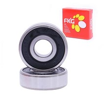 FKG 63022RS 15x42x13mm 딥 그루브 볼 베어링 이중 고무 씰 사전 윤활 2개 USA 미국