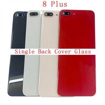 하우징 케이스 뒷판 교체 호환 뒷면 수리 배터리 커버 후면 도어 아이폰 8 플러스 카메라 프레임 렌즈 로고 부품 포함, Gold with Lens