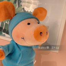 돼지후드티인형 모찌인형 애착인형 여자친구선물, AA_전체 길이 30 cm