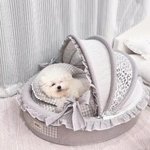 사계절 반려동물 요람 하우스 탈착식 강아지 고양이 침대, B타입