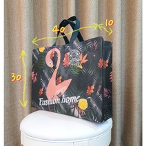 부직포가방 타포린가방 보조가방 쇼핑백 종이가방 에코백 40 x 30 x 10cm, 5. 패션 비비드