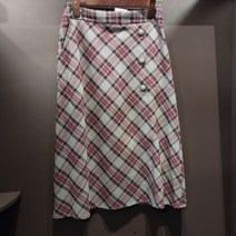 오스본 체크플레어 스커트 OSSK22T0303 산본뉴코아아울렛