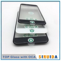 10pcs 상단 콜드 프레스 3 1 LCD 전면 스크린 유리 프레임 OCA 접착제 + 귀 말하기 메쉬 아이폰 호환 8 7 6 6s 플러스 5 5s XR 복구, Add Mesh ear speaker, MIX, For iphone 6s