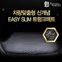 네이처월드 스크래치방지 방수 이지슬림 트렁크매트, 현대, 싼타페DM(7인승), 현대