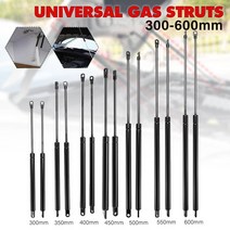 차량용스트럿바 가스 충격 리프트 스트럿 바 2pcs 300-600mm 300n 자동차 가스 스트럿 보닛 후드 트렁크 테일 게이트 쇼크 리프트 스트럿 지원 바 가스 스프링 버스, 600mm