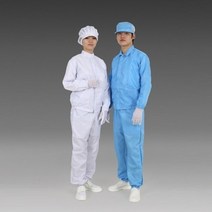 방진복 사파리형(Y) 상의 제전복, White