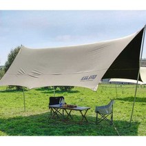 야외용 그늘막 텐트 방수, 베이지색 3.0x4.0m