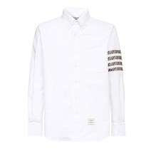 톰브라운 명품남성 23SS 스트라이프4바 화이트 셔츠 MWL374C 05371 133