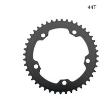 자전거체인 39t 44t 48t 53t 130 bcd road 고정 자전거 픽시 체인, 44t 블랙