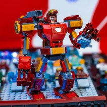 특별판 어벤져스 레고호환 베스트 판매순위 시리즈, 제품001)아이언맨 로봇 탑승