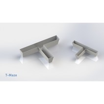 T-Maze test For mice(zebrafish decision making spontaneous alternation task forced alternation), 검정색(무광)