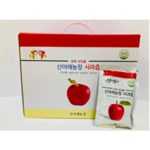 무주 산아래농장 물없는 100% 사과즙 120ml 50포 생사과즙