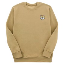 제이비패션 자수패치 시바견 기모맨투맨