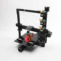 목업제작 3D프린터 HE3D 트리플 컬러 대형 인쇄 크기 200280200MM 3 In 1 Out 압출기 DIY 3D 프린터 키트 2롤 필라멘트 SD 카드 선물로, 3 in 1 out 트리플