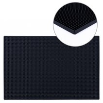 바매트 30 x 45 cm, 블랙, 4개