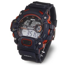 네파 군용 3알람 랩타임 스탑워치 학생 방수 전자 등산 스포츠 군인시계