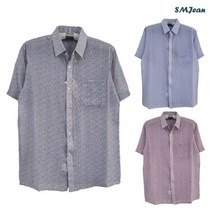 에스엠진 [에스엠진]잔피엘 반팔 쿨 남방 셔츠 시어서커 SMJ652