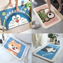 (오늘주문-내일도착) 이카이즈 발매트 귀여운 주방 욕실 화장실 발매트 현관발판 강아지 미끄럼방지매트, 24번매트